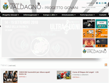 Tablet Screenshot of progettogiovanivaldagno.it
